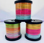 8-Strand PE Braided Fishing Line, Multicolor, 1 m Marks – product photo