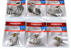Stainless Steel Barbed Single Hooks, 5-Pack, 11/0–16/0 – product photo