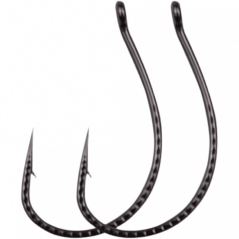Barbed Wacky Worm Hooks, Sizes 1 to 4/0