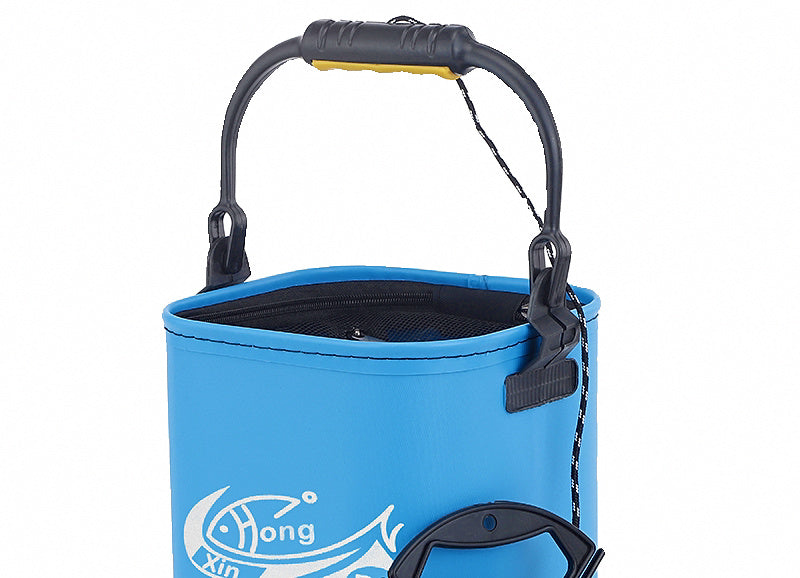 Collapsible Square EVA Fishing Bucket, 18–24 cm (7.1–9.4 in) – product photo