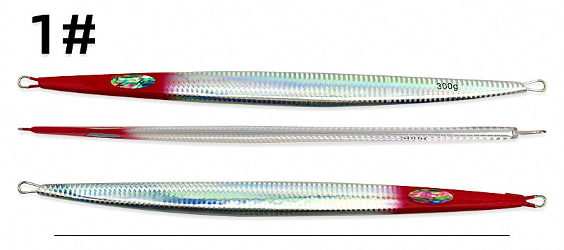 Fast Sinking Metal Jig, 300 g (10.6 oz), Glow Laser – product photo