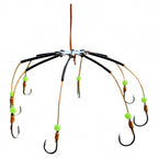 Glow Bead Flipper Hook Rig, 28 cm (11 in), Sizes 8–14