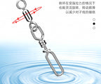 Narrow Stainless Steel Lure Snaps for Jigs, 10 / 20 Pack – product photo