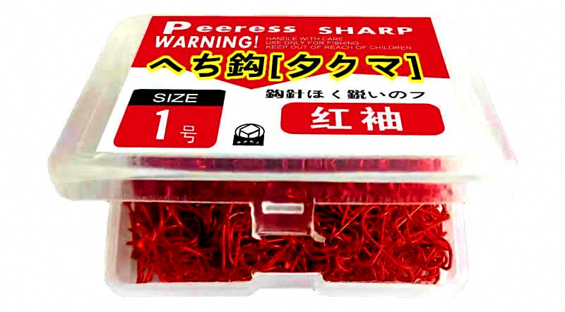 Sode & Iseni Hooks, Box of 100, Sizes 1–10 – product photo