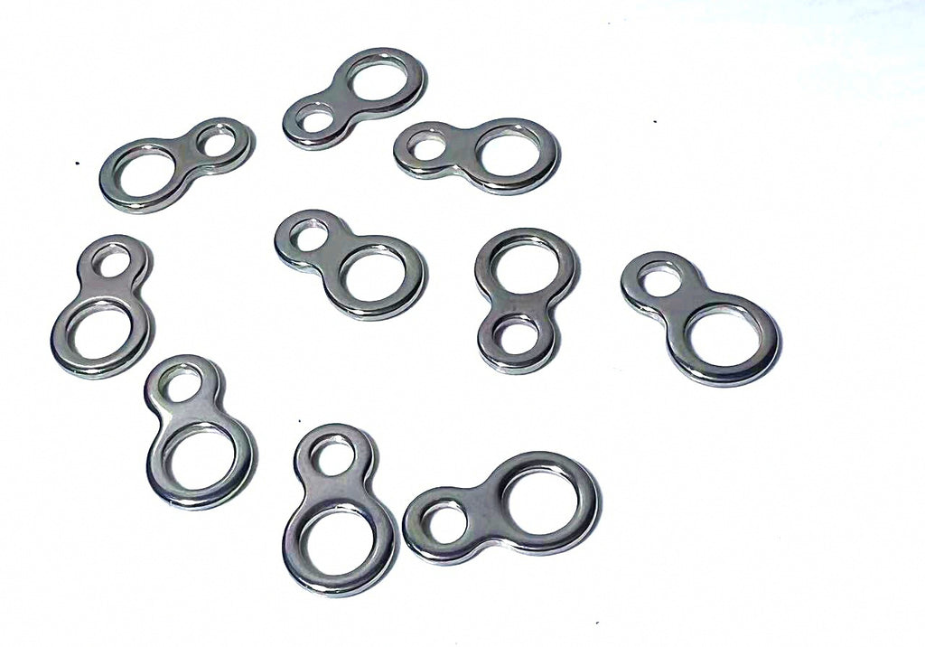 Seamless Figure-Eight Ring Connector, Pear-Shaped Double Hole – product photo
