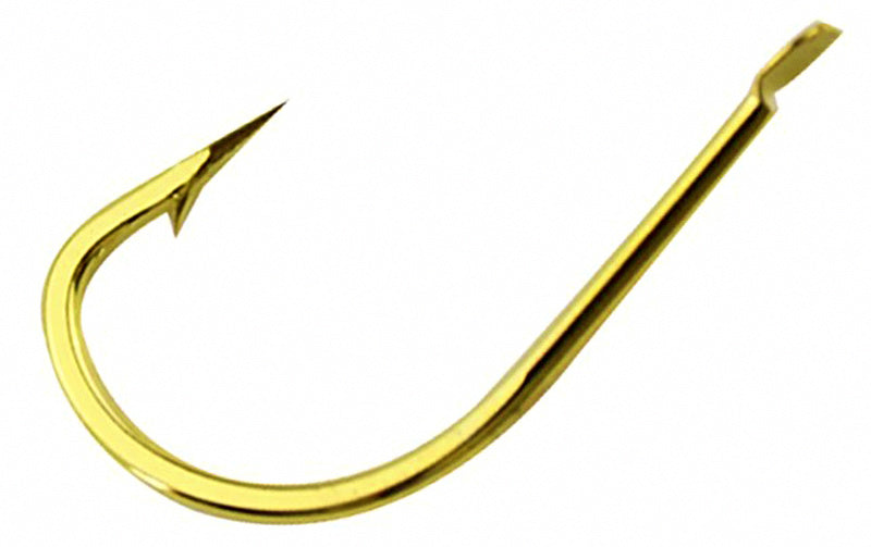 Gold Fine-Wire Bait Hooks, Barbed or Barbless, Size 1–13 – product photo