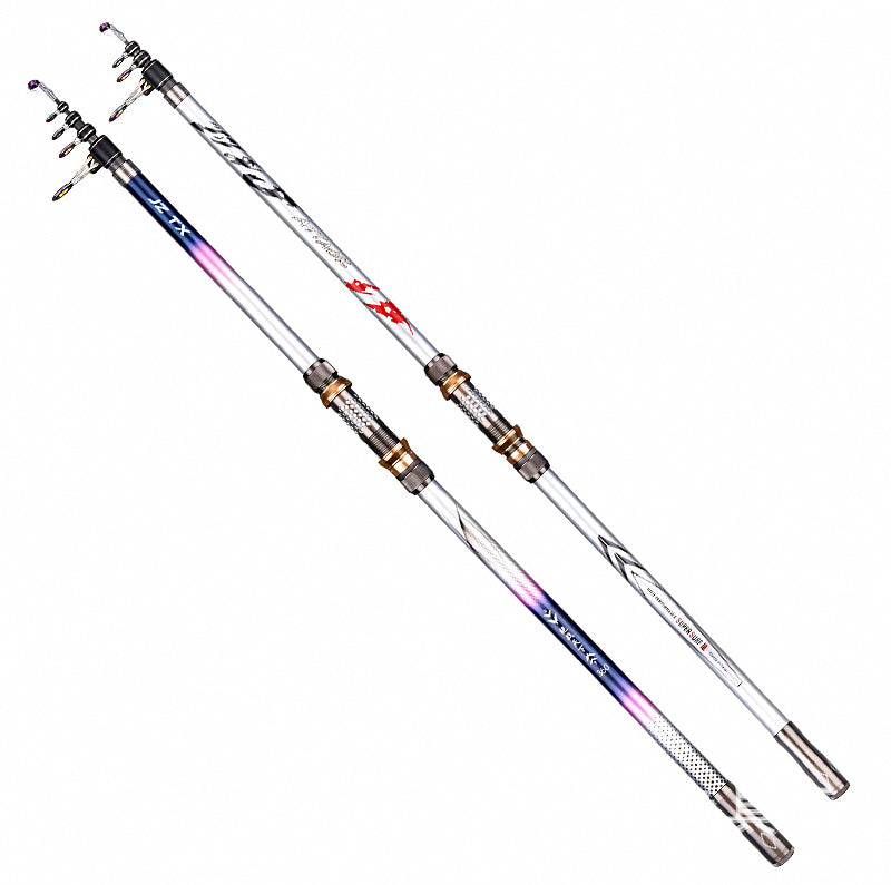 Telescopic Carbon Casting Rod, Extra Hard Action, 3.6–4.5 m
