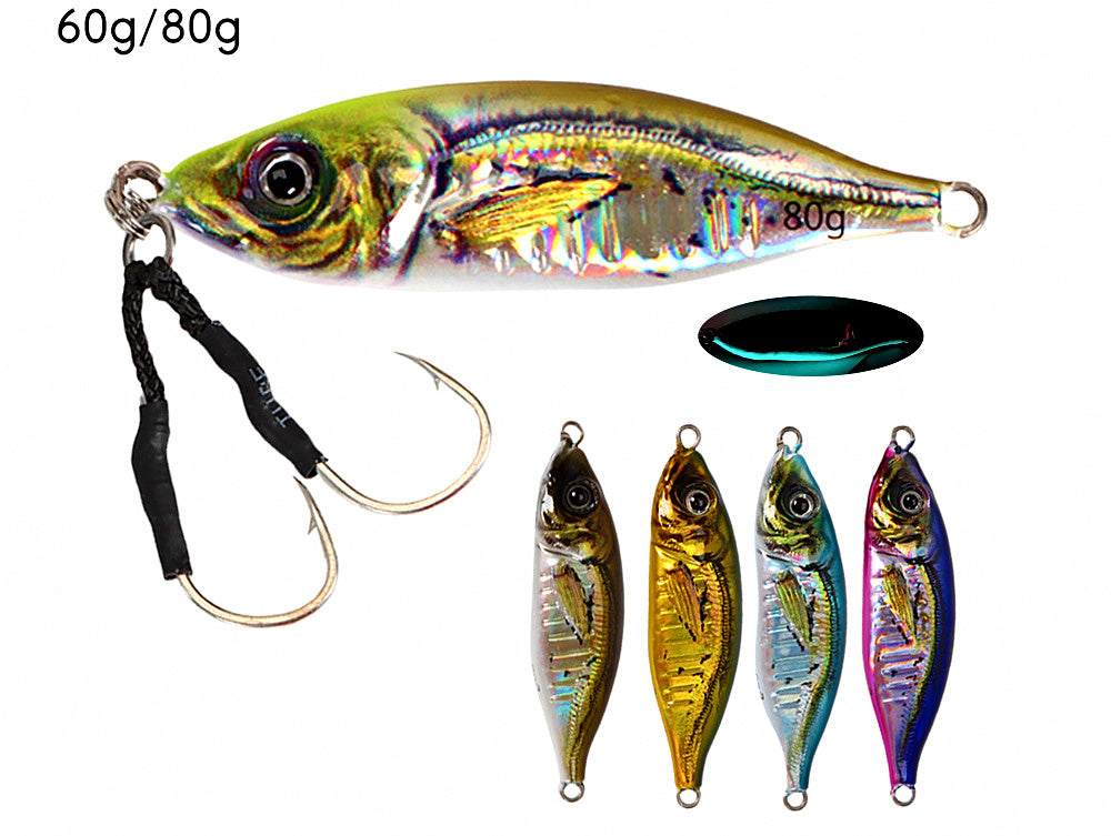3D Printed Glow Slow Pitch Jig, 60–80 g (2.1–2.8 oz) – product photo