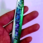 Silver Green Metal Jig, 100 g (3.5 oz)