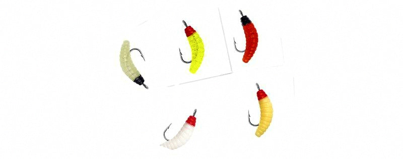 Maggot Grub Soft Bait, 2 cm (0.8 in), 0.4 g – product photo
