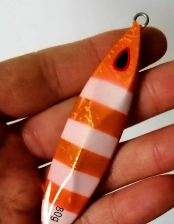 Laser & Glow Stripe Metal Jig, 80–120 g (2.8–4.2 oz) – product photo