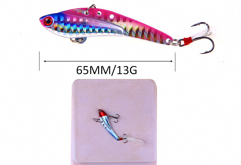 VIB Blade Bait with Feathered Hook, 13–30 g (0.5–1.1 oz) – product photo