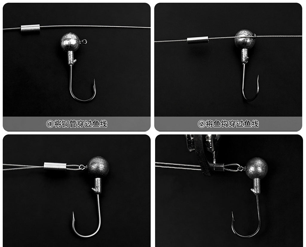 7-Strand Steel Wire Leader, 10 m, 10–100 lb (4.5–45.4 kg) – product photo