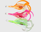 Luminous Squid Skirt Jig, Iron Plate Double Hook Rig – product photo