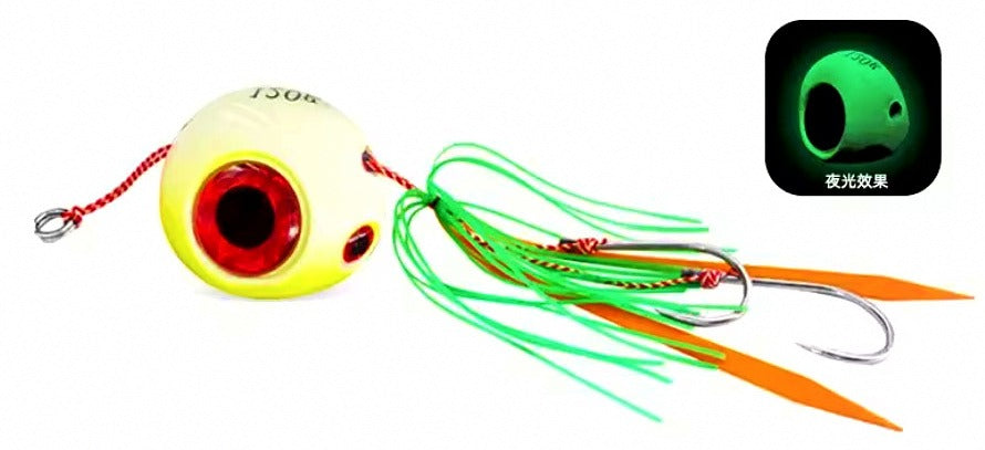 Glow Slow Pitch Jig, 40–500 g (1.4–17.6 oz) – product photo