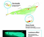 Glow Squid Jig Octopus Lure Rig, 23 cm (9 in), 3/0 & 5/0 – product photo