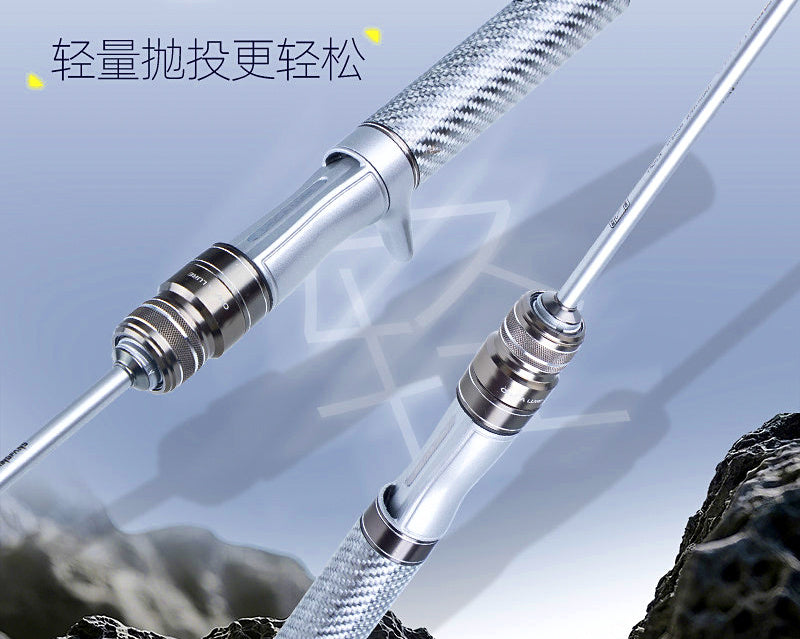 Ultralight UL Lure Rod, 2-Piece Carbon, 1.5–1.8 m (4'11"–5'11") – product photo
