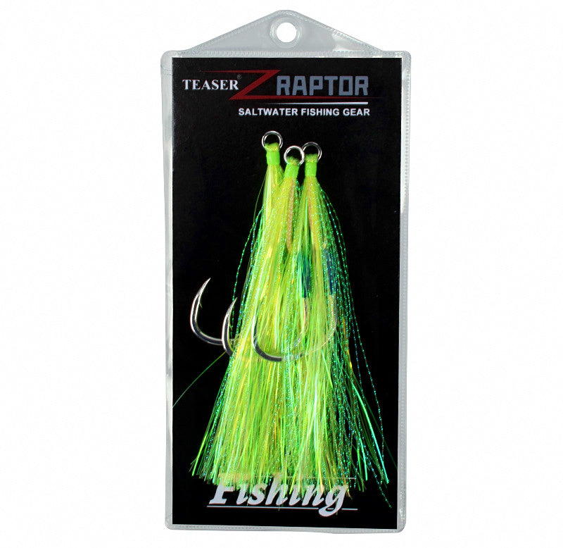 Glow Wire Assist Hooks for Slow Pitch Jigs, 3-Pack, 2/0–5/0 – product photo