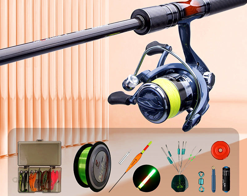 Telescopic Mini Travel Fishing Rod, 1.5–1.8 m (4.9–5.9 ft) – product photo