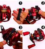 Silicone Reel Seat Cover, Baitcasting or Spinning Reel – product photo