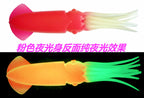 Soft Squid Lure, Glow Colors, 8–20 cm (3–8 in) – product photo