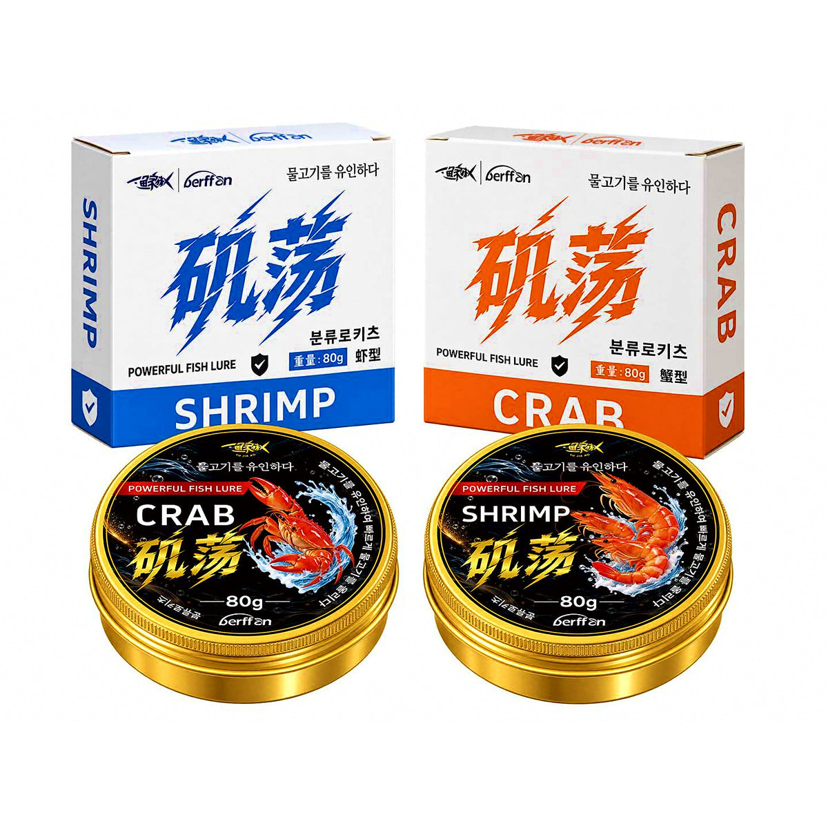 Scent Paste Fish Attractant Bait, Shrimp or Crab Flavor
