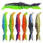 Two-Tone Scissor Tail Soft Bait, 8–15 cm (3.1–5.9 in)