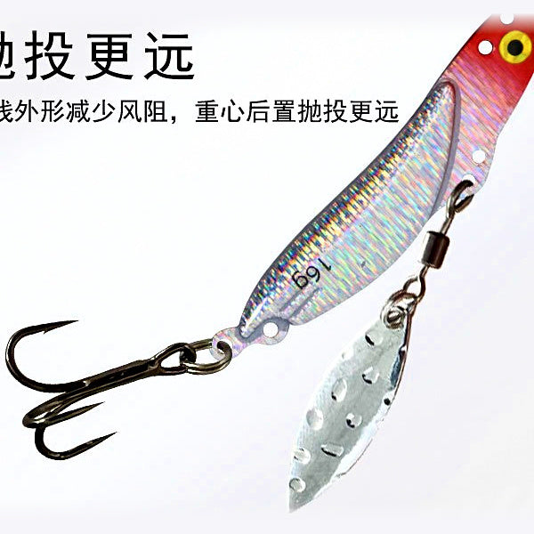 Casting Metal Jig, 6–20 g (0.2–0.7 oz), Laser Finish