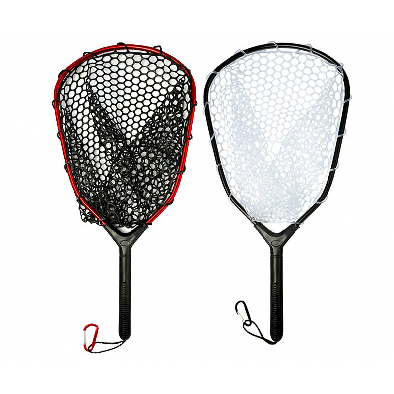 Aluminum Frame Landing Net with Silicone Mesh, Fly & Lure
