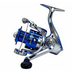 Metal Spinning Reel 5.2:1, Sizes 1000–7000, Blue