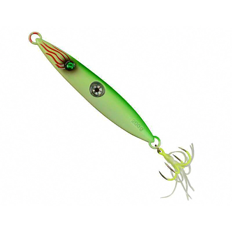 Lighted Rear-Hook Squid Jig, 100–300 g (3.5–10.6 oz)