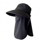 UPF 50+ Sun Hat, Neck Cape, Face Veil & Foldable Styles