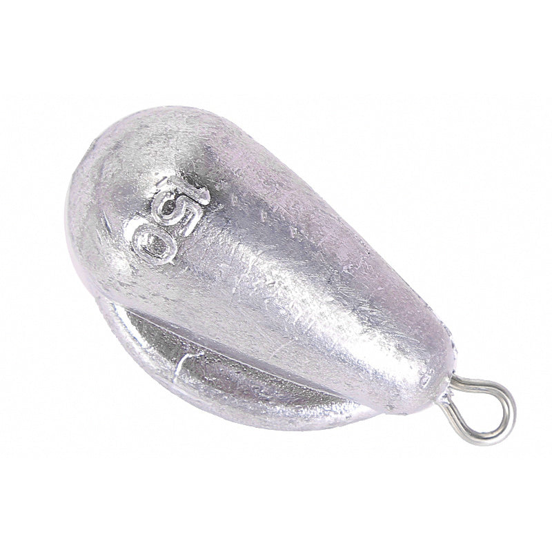 Teardrop Lead Sinker with Eyelet, 60–500 g (2.1–17.6 oz)