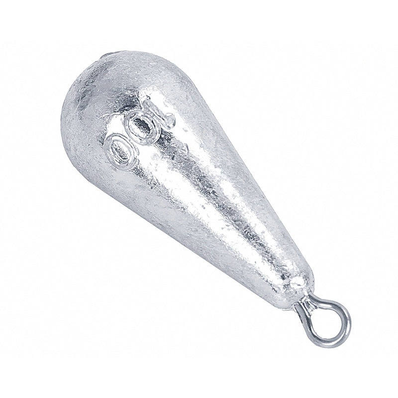 Teardrop Sinker with Eyelet, 0.35–8.82 oz (10–250 g)
