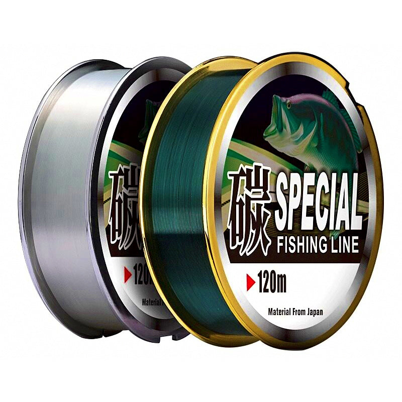 Carbon Fishing Line – Leader & Main Line, 60 m / 120 m