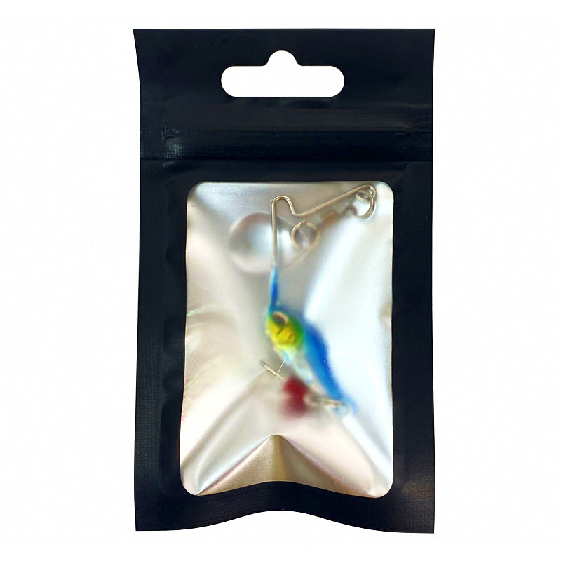 VIB Blade Bait with Feather Treble Hook, 8-16 g (0.3-0.6 oz)
