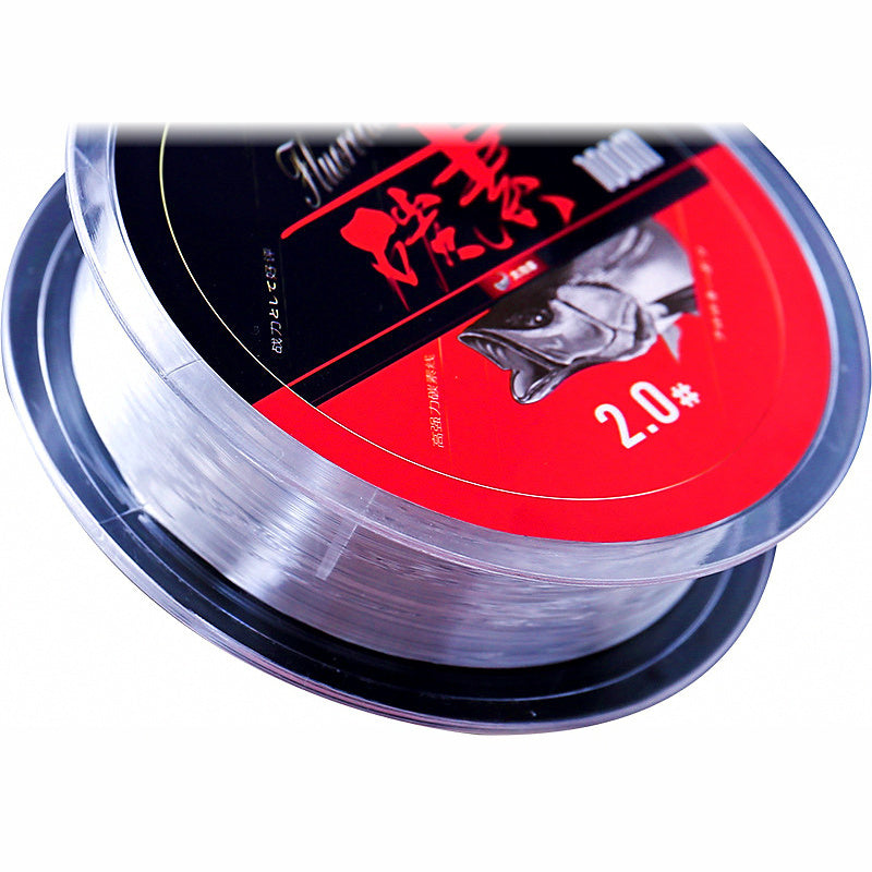 Clear Carbon Fishing Line, 50 m or 100 m Spool, #0.4–#6.0