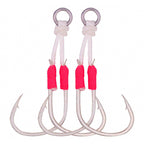 Slow Pitch Double Assist Hooks, Barbed, 1/0–7/0