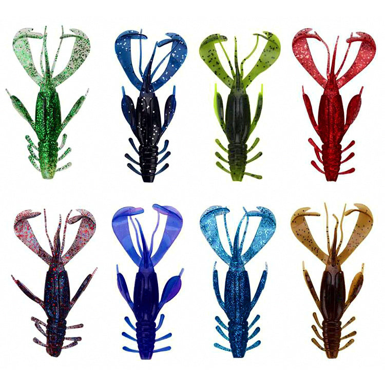 Double Tail Shrimp Soft Bait, 10.5 cm (4.1 in)
