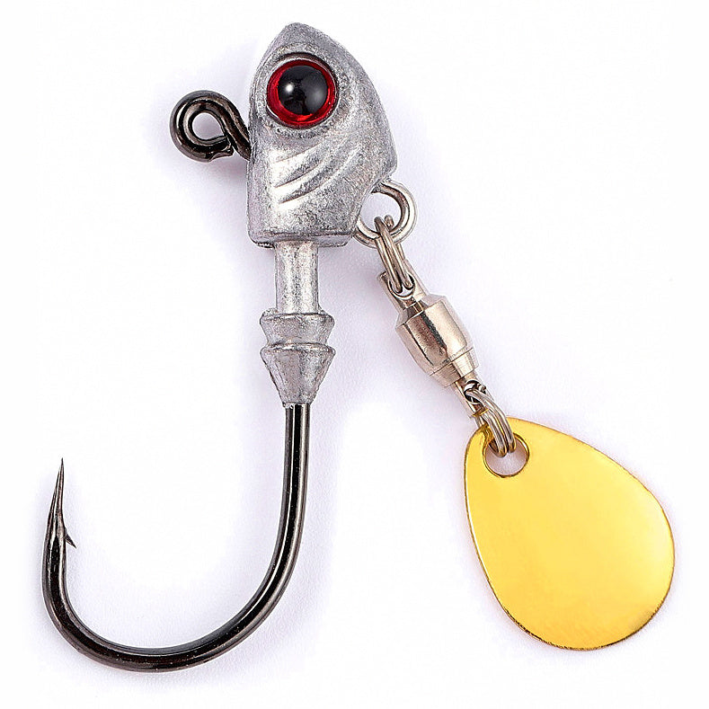 Lead Head Spinner Jig Hooks, 7.9 g (0.28 oz)