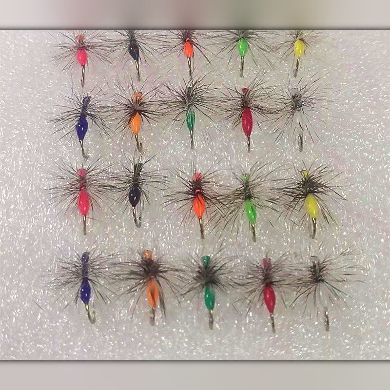 Floating Micro Insect Flies, Barbed Fly Hooks Set