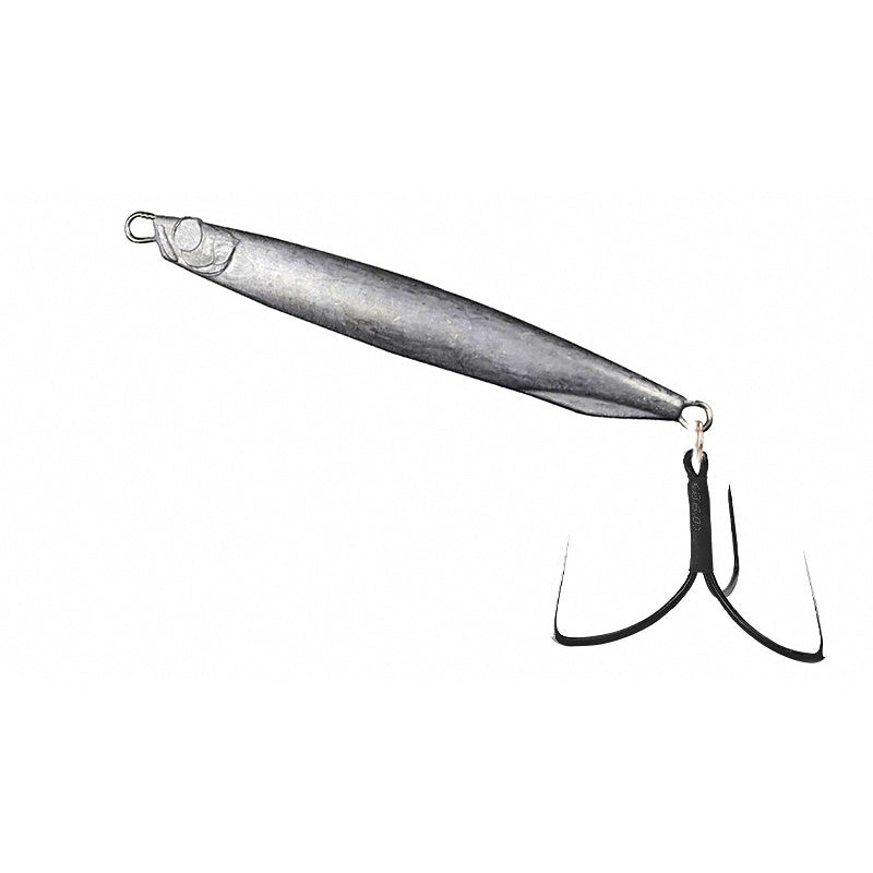 Unpainted Metal Jig with Hooks, 10–80 g (0.4–2.8 oz)
