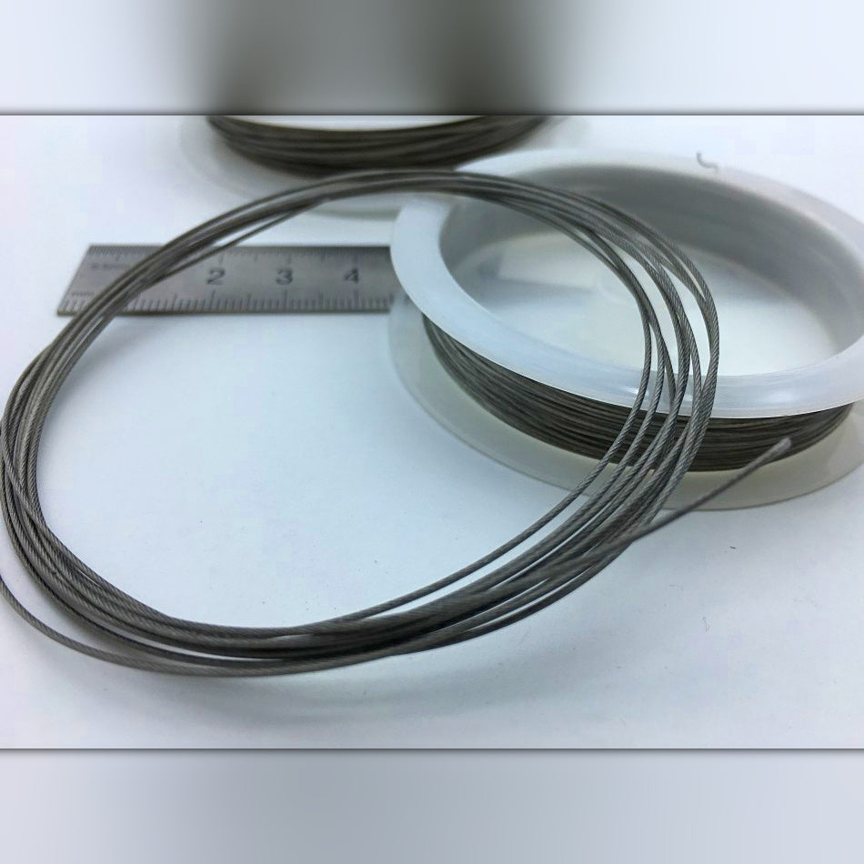 7-Strand Steel Wire Leader, 10 m or 50 m (33–164 ft)