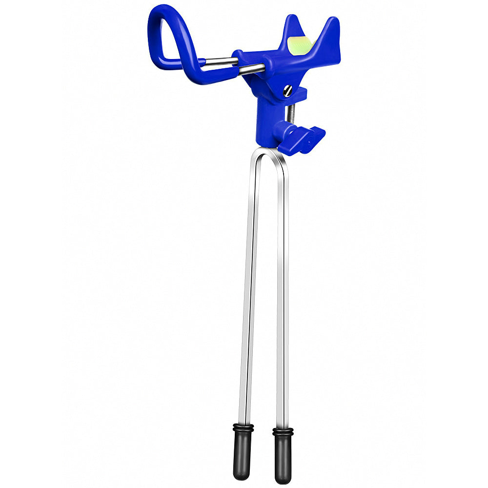 Stainless Steel Telescopic Rod Holder with Ground Spike
