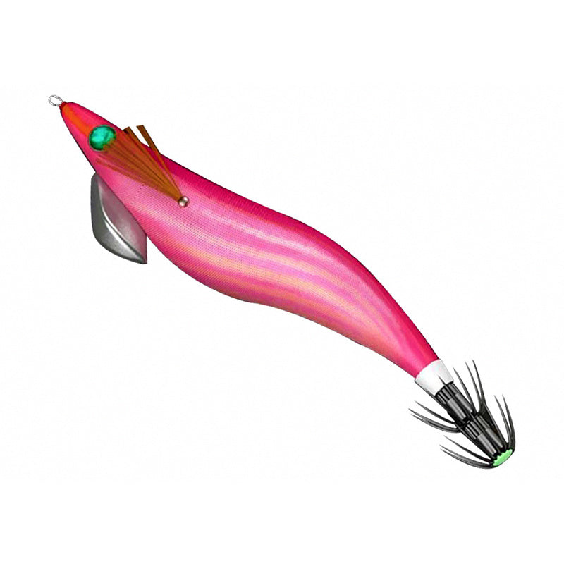 Egi Squid Jig, Watermelon Red Glow, 17–21 g (0.6–0.7 oz)