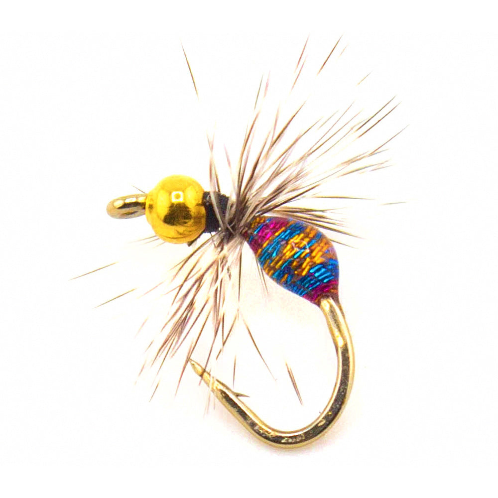 Hackle Midge Fly, Barbed Hook, Sizes 12–18
