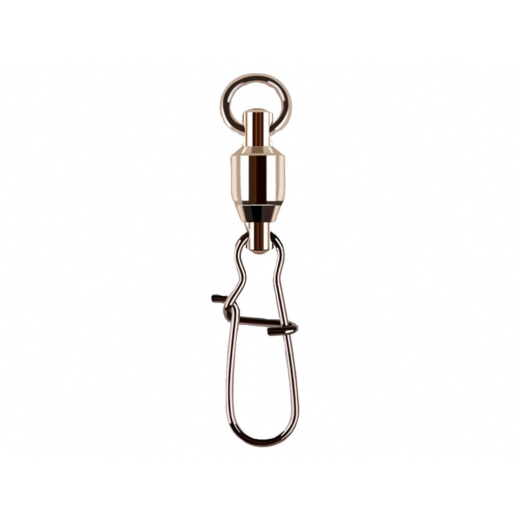Stainless Bearing Swivel with Snap, 10 per Box, Sizes 0–8