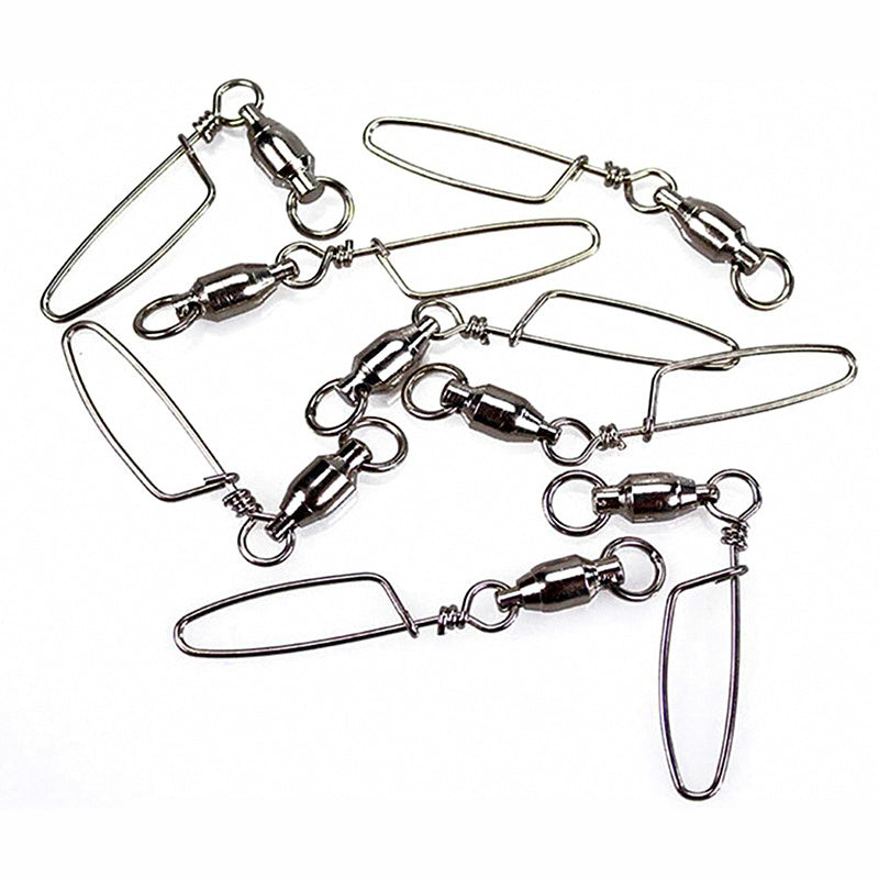 Stainless Steel Bearing Swivel with Snap, Size 1