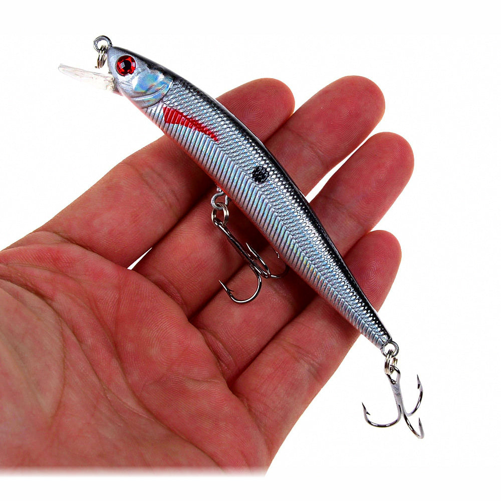 Floating Minnow Lure with Rattle, 8 g (0.28 oz)