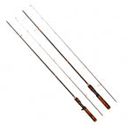 Ultralight Lure Rod, Soft Action, 2-Piece Wood Handle, 1.5–1.98 m